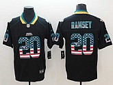 Nike Jaguars 20 Jalen Ramsey Black USA Flag Fashion Color Rush Limited Jersey,baseball caps,new era cap wholesale,wholesale hats